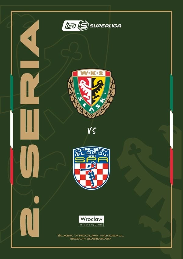 Bilety WKS Handball Śląsk Wrocław vs KGHM Chrobry Głogów