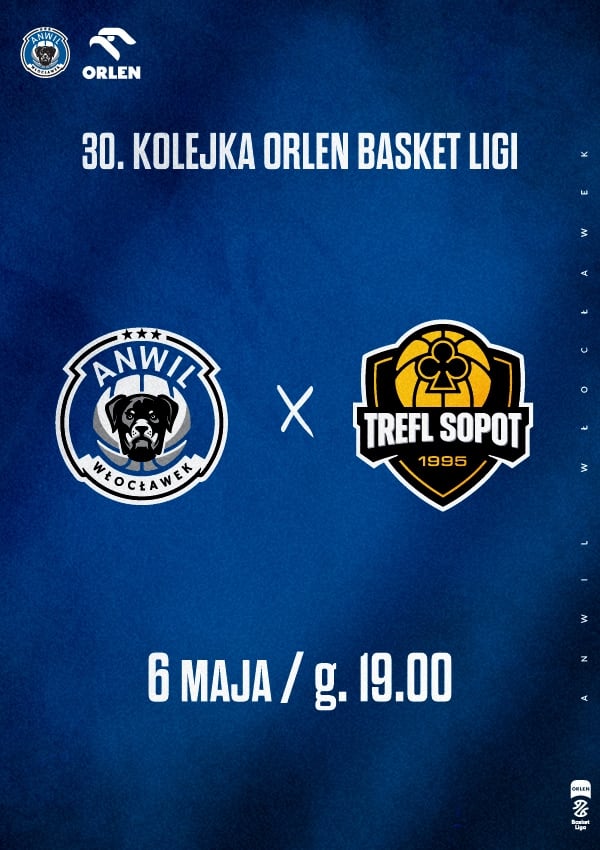 Bilety Anwil Włocławek vs Energa Trefl Sopot