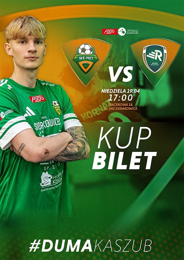 Bilety WE-MET Futsal Club Gmina Sierakowice vs Rekord Bielsko Biała