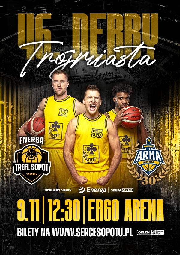Bilety Energa Trefl Sopot vs AMW Arka Gdynia