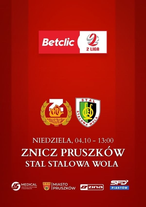 Bilety MKS Znicz Pruszków vs Stal Stalowa Wola