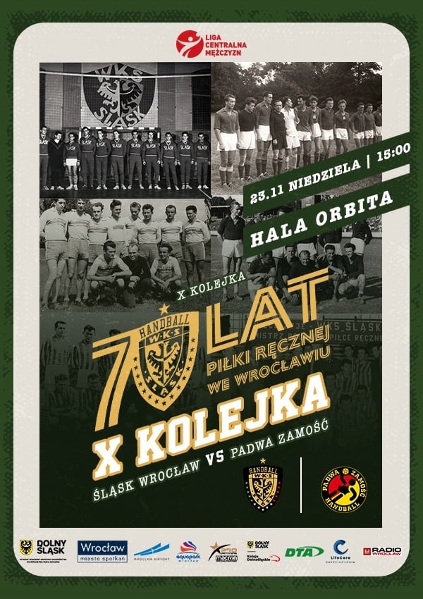 Bilety WKS Handball Śląsk Wrocław vs KPR Padwa Zamość