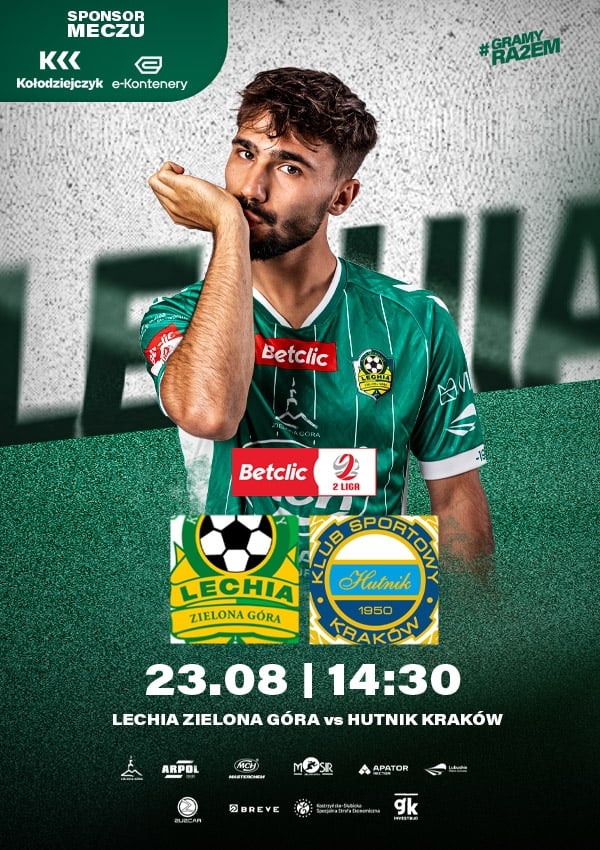 Bilety KS Lechia Zielona Góra vs KS Hutnik Kraków