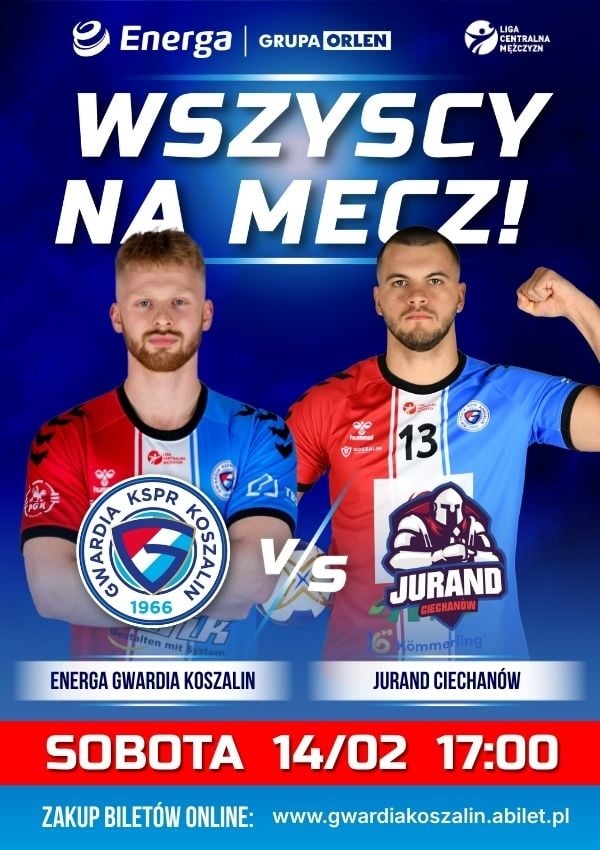 Bilety KSPR Gwardia Koszalin vs Jurand Ciechanów