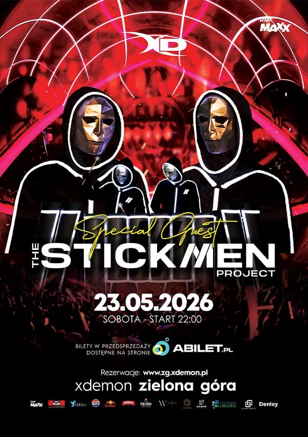 Bilety THE STICKMEN PROJECT | X-Demon Zielona Góra | 21+