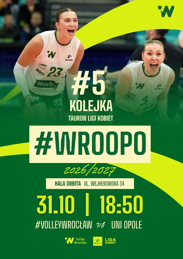 Bilety #VolleyWrocław vs UNI Opole