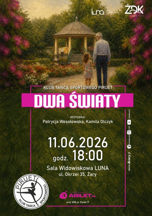 Bilety Dwa światy - Klub tańca sportowego Piruet
