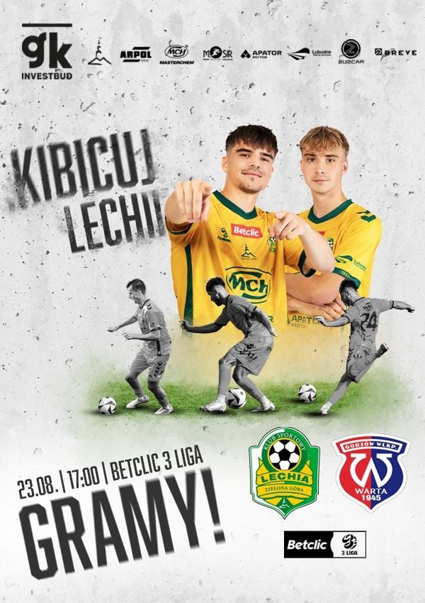 Bilety Lechia Zielona Góra vs Warta Gorzów Wlkp.