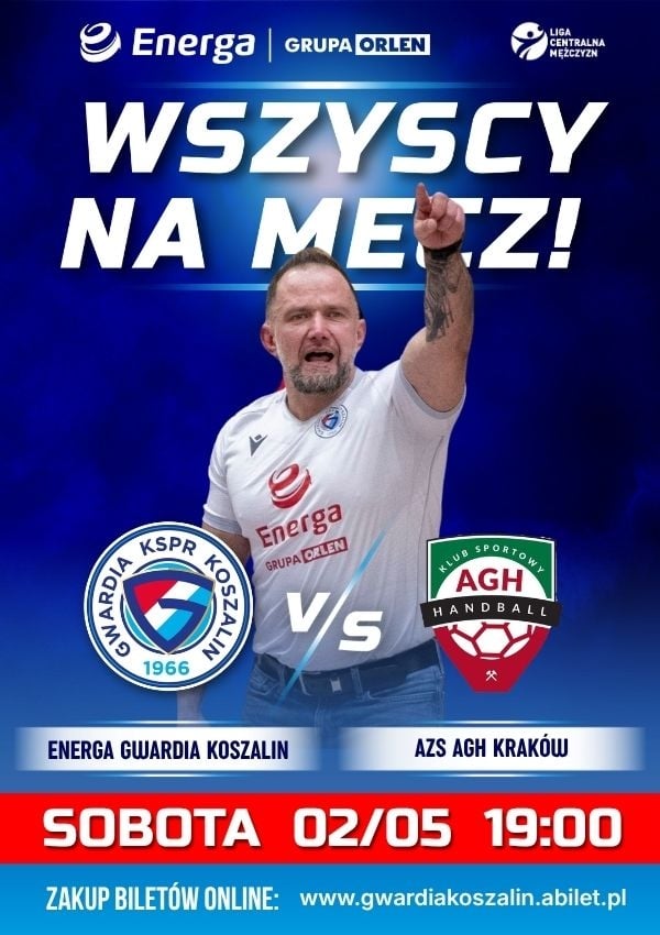 Bilety ENERGA Gwardia Koszalin vs AZS AGH Kraków