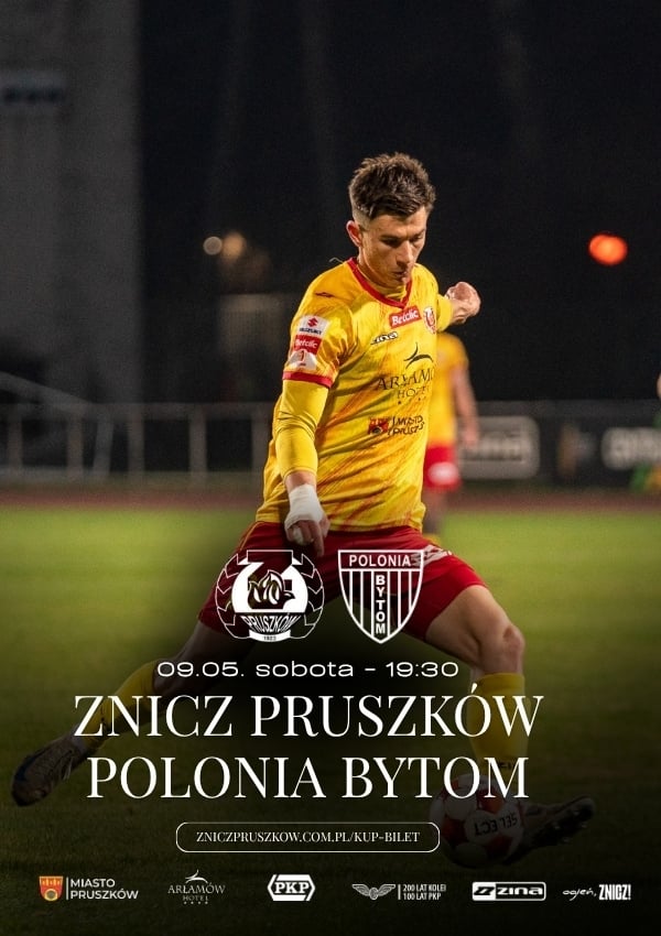 Bilety MKS Znicz Pruszków vs Polonia Bytom