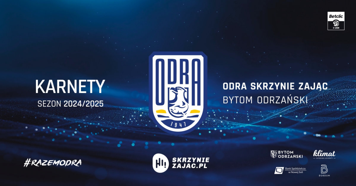 KARNETY I ODRA Skrzynie ZAJĄC Bytom Odrzański 2024/2025