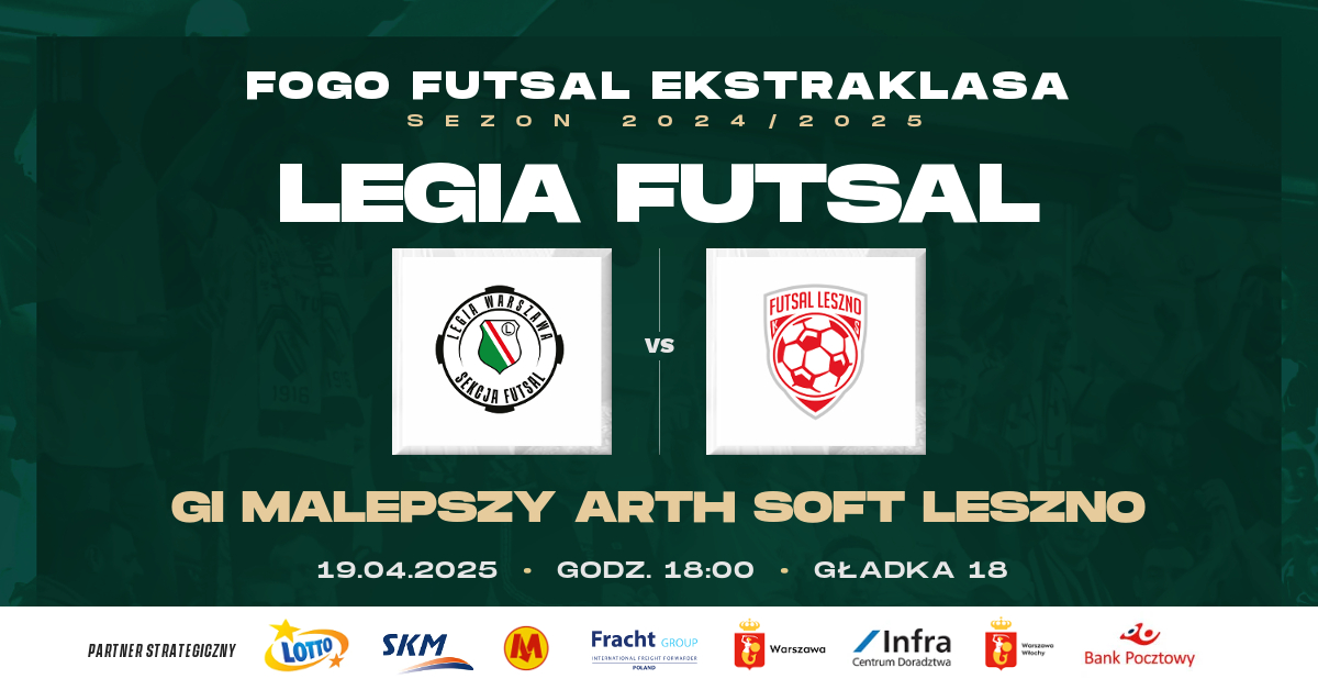 Legia Warszawa Futsal vs GI Malepszy Arth Soft Leszno