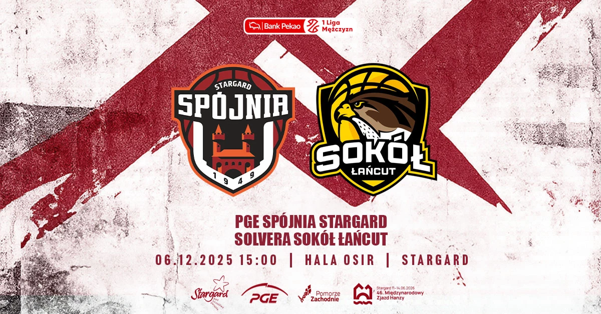 PGE Spójnia Stargard vs Solvera Sokół Łańcut