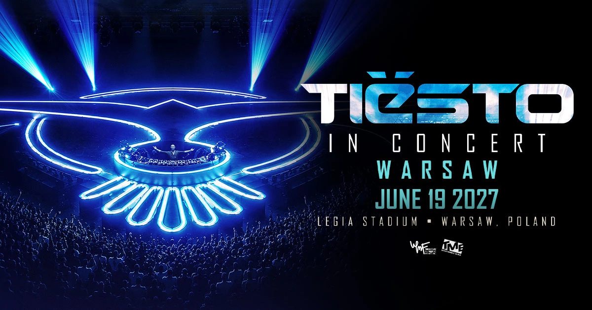 Bilety Tiesto In Concert Warszawa 2027 | Warsaw Music Festival