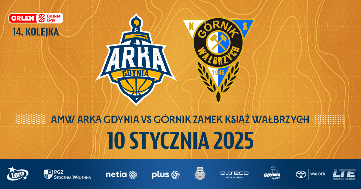 AMW Arka Gdynia vs Górnik Zamek Książ Wałbrzych