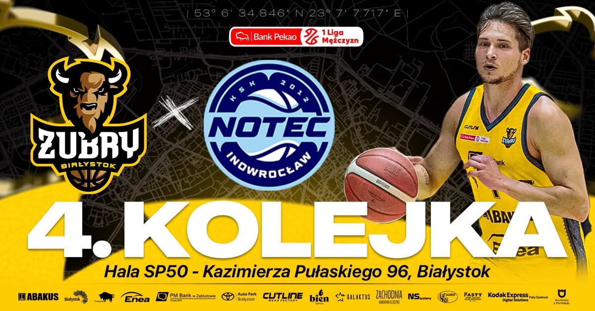 Żubry Abakus Okna Białystok vs KSK Qemetica Noteć Inowrocław