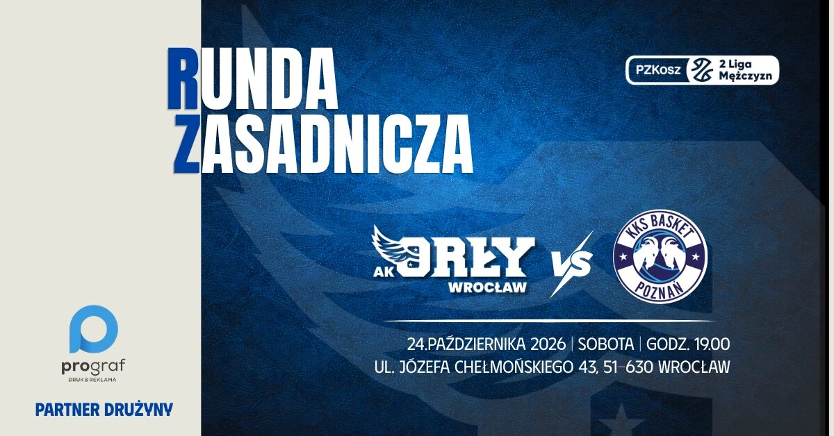 AK Orły Wrocław vs Enea Basket II Poznań