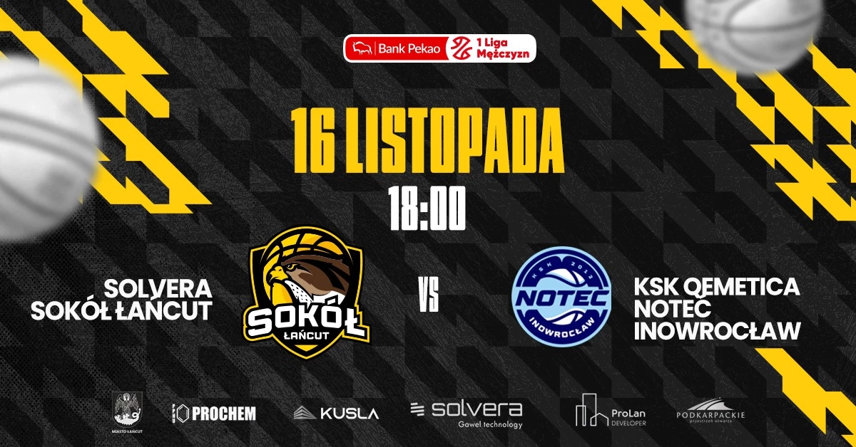 Solvera Sokół Łańcut vs KSK Qemetica Noteć Inowrocław