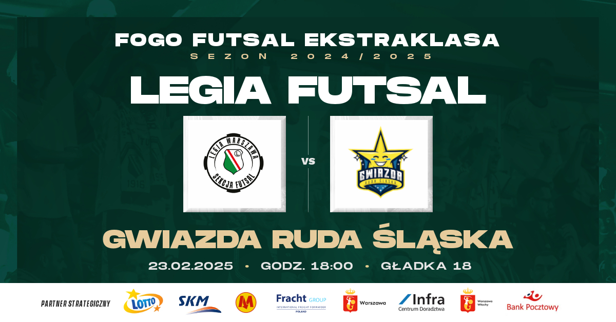 Legia Warszawa Futsal vs Gwiazda Ruda Śląska
