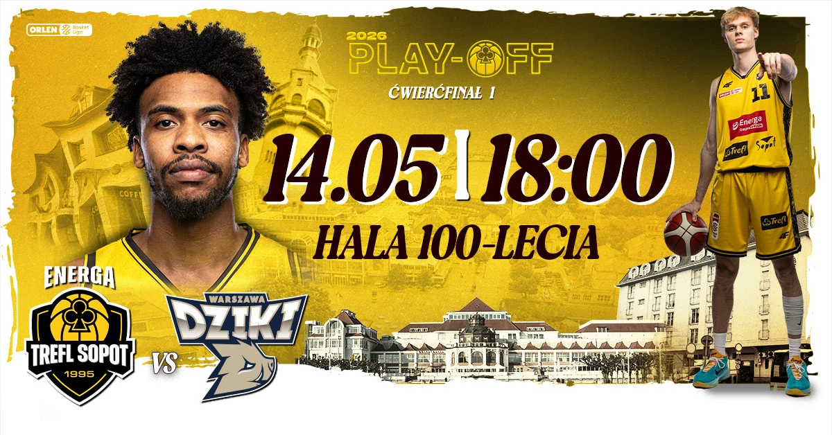 Energa Trefl Sopot vs Dziki Warszawa (mecz 1)