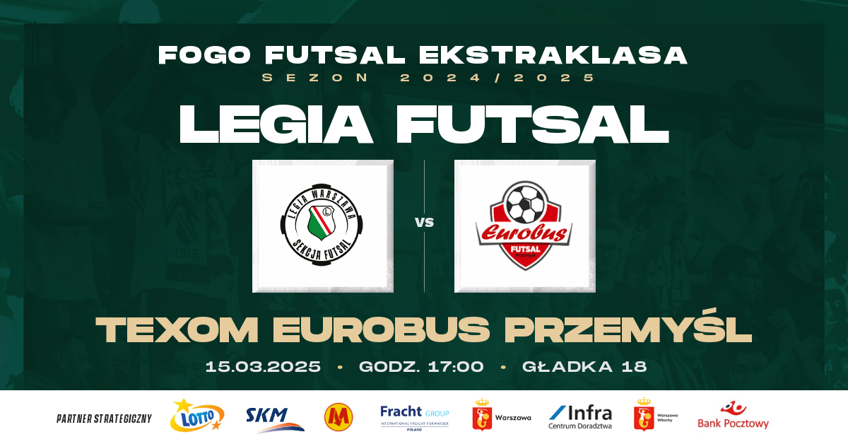 Legia Warszawa Futsal vs Texom Eurobus Przemyśl