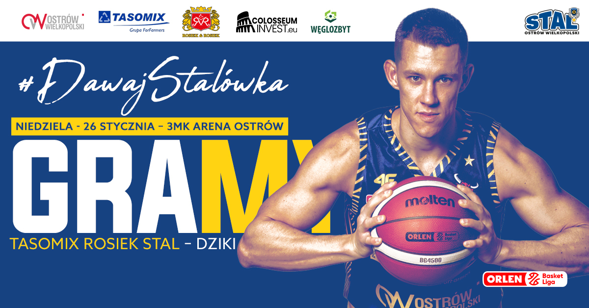 TASOMIX ROSIEK Stal Ostrów Wielkopolski vs Dziki Warszawa