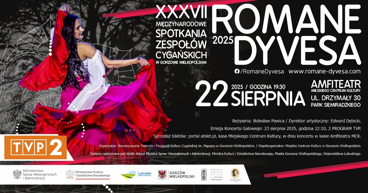 XXXVII Międzynarodowe Spotkania Zespołów Cygańskich ROMANE DYVESA 2025