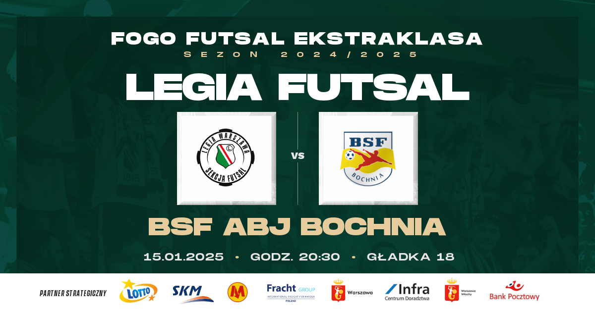 Legia Warszawa Futsal vs BSF ABJ Bochnia