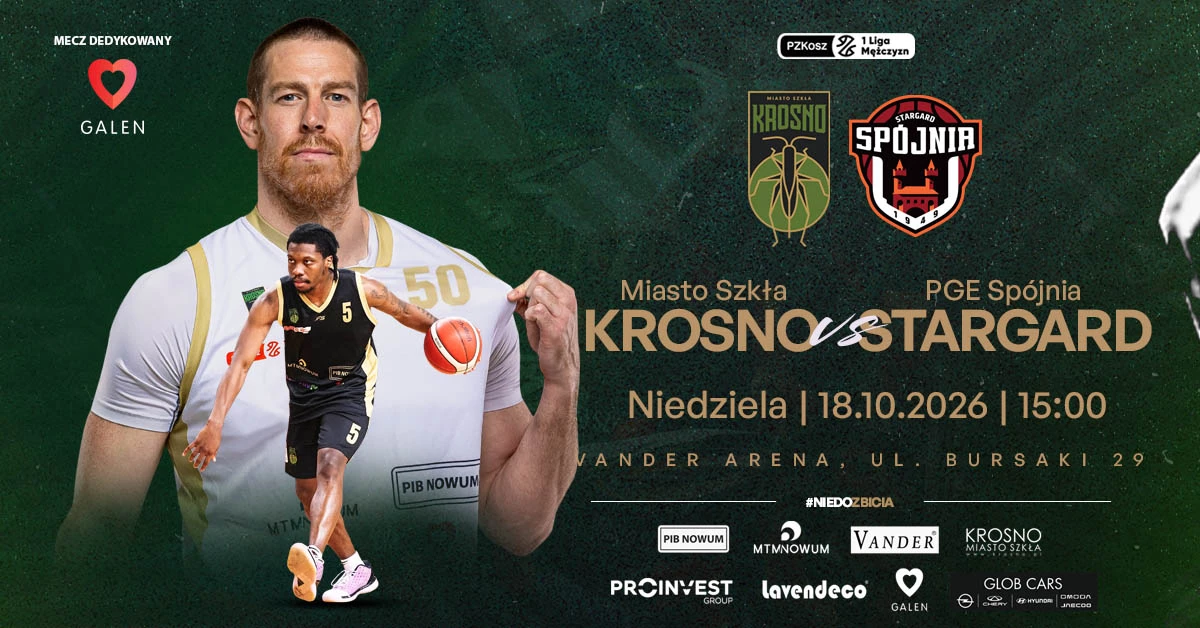 Miasto Szkła Krosno vs PGE Spójnia Stargard