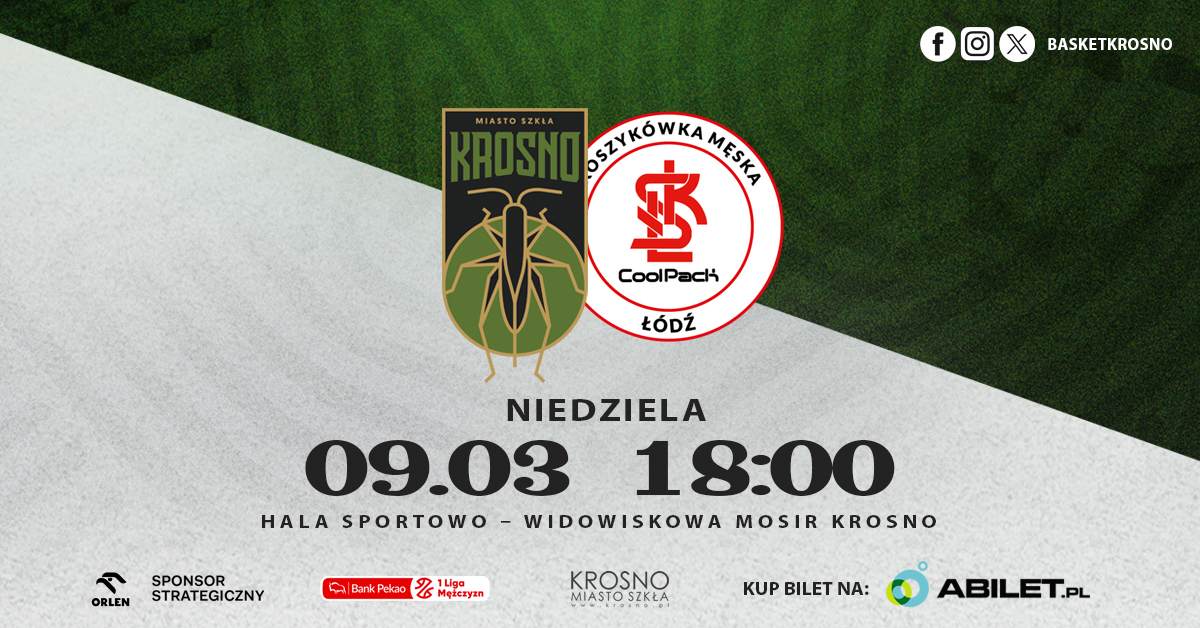 Miasto Szkła Krosno vs ŁKS Coolpack Łódź