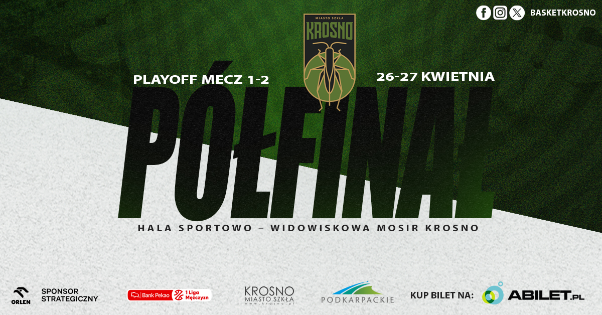 Półfinał Playoff: Miasto Szkła Krosno vs WKK Active Hotel Wrocław - karnet na 2 mecze