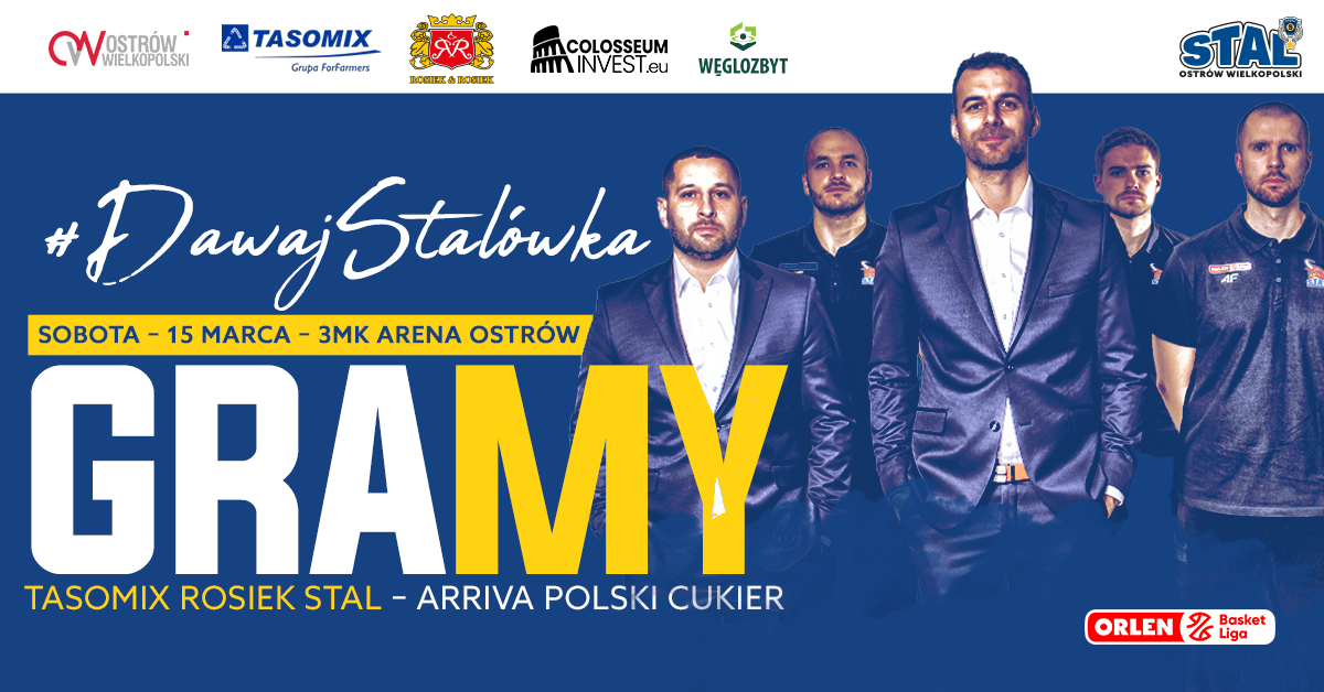 TASOMIX ROSIEK Stal Ostrów Wielkopolski vs Arriva Polski Cukier Toruń