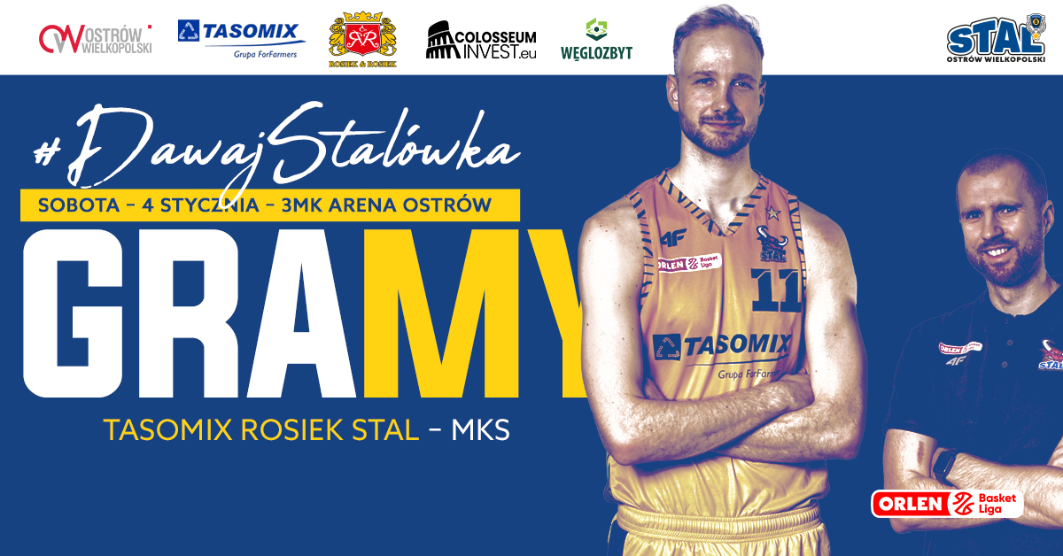 TASOMIX ROSIEK Stal Ostrów Wielkopolski vs MKS Dąbrowa Górnicza