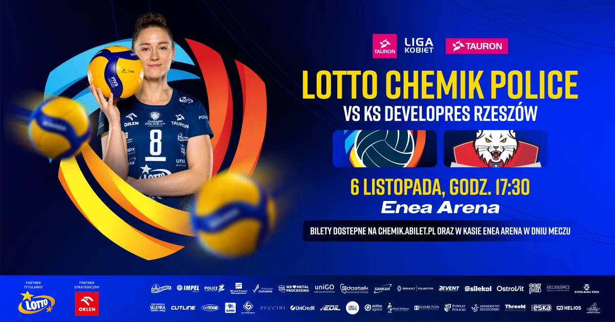 LOTTO CHEMIK POLICE vs KS Developres Rzeszów