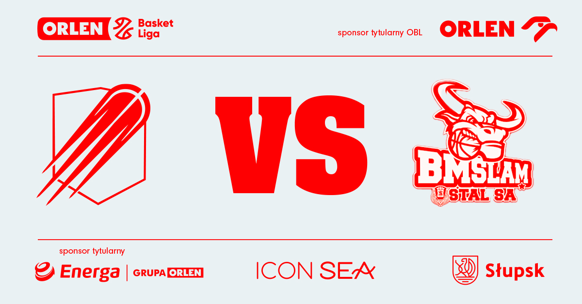 Energa Icon Sea Czarni Słupsk vs Tasomix Rosiek Stal Ostrów Wielkopolski