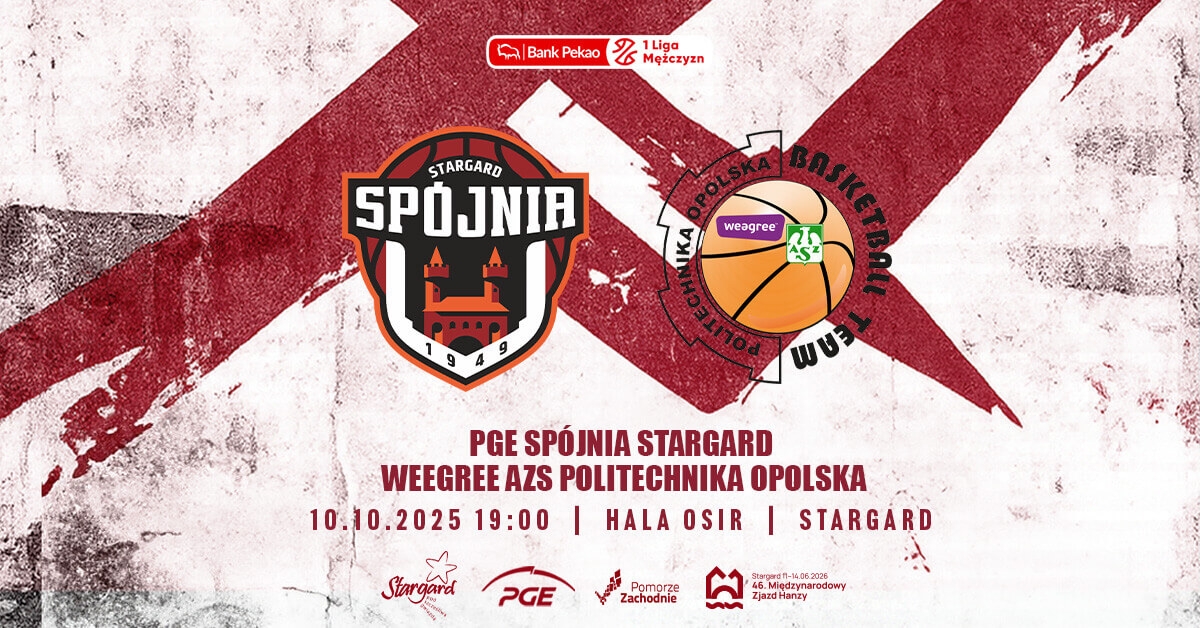 PGE Spójnia Stargard vs Weegree AZS Politechnika Opolska