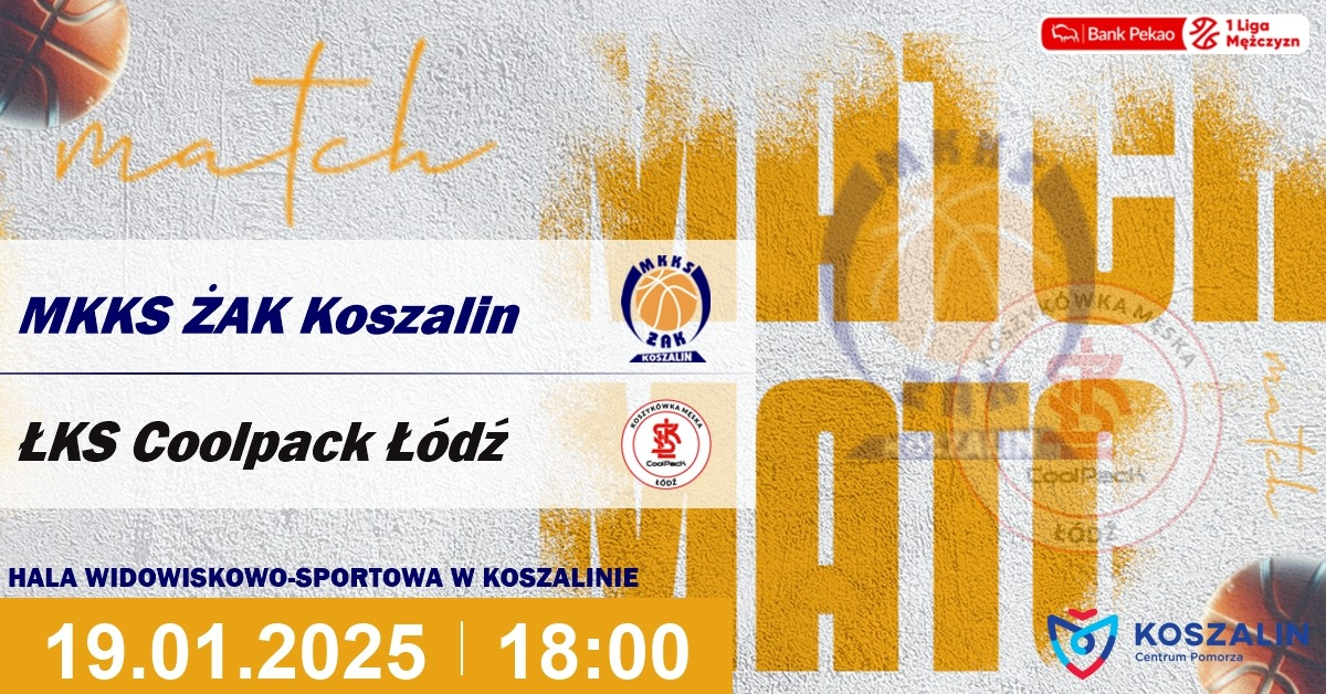 MKKS Żak Koszalin vs ŁKS Coolpack Łódź