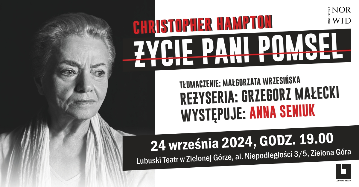 Życie Pani Pomsel - spektakl z udziałem Anny Seniuk