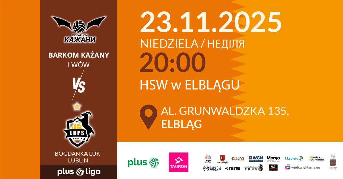 Barkom Każany Lwów vs Bogdanka Luk Lublin