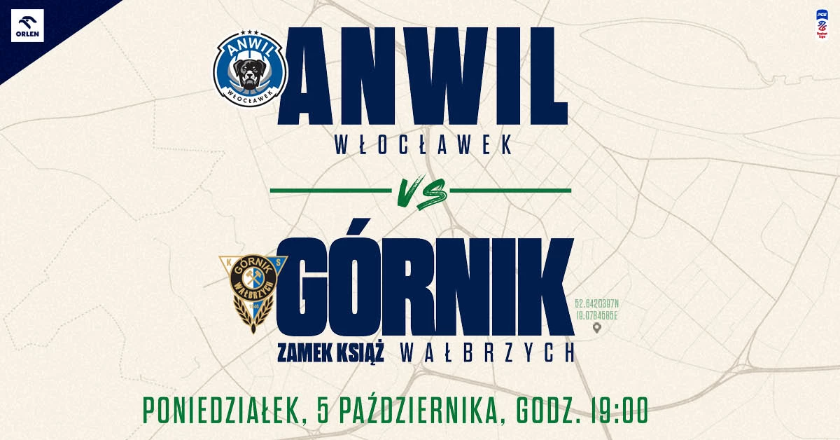 Anwil Włocławek vs Górnik Zamek Książ Wałbrzych
