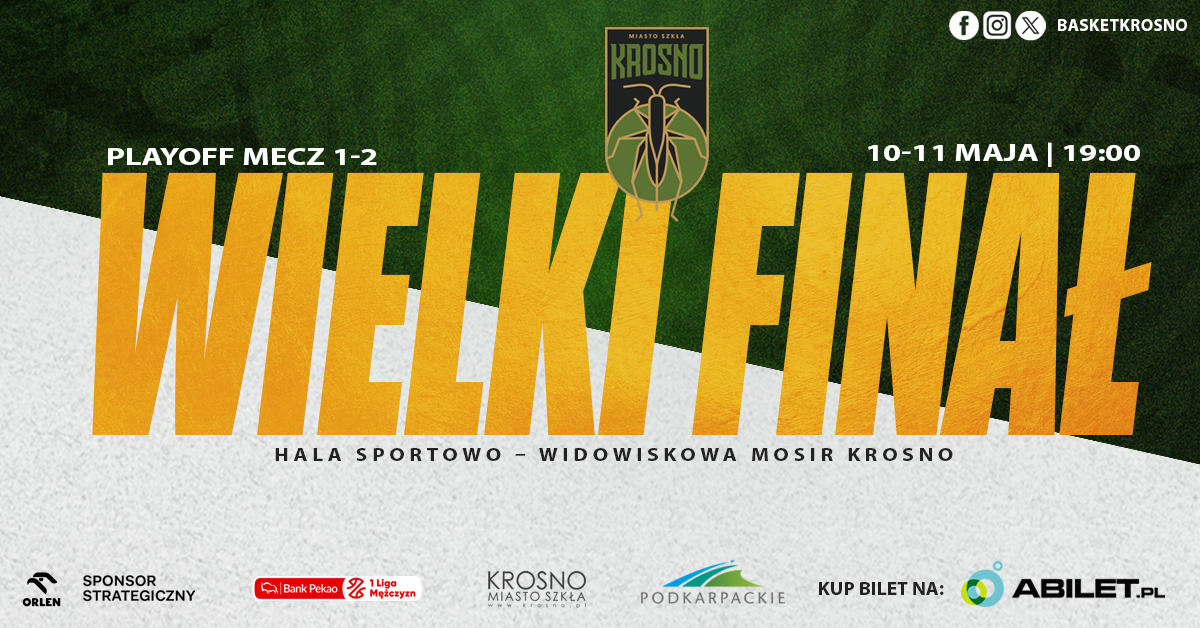 Finał Playoff: Miasto Szkła Krosno vs Enea Abramczyk Astoria Bydgoszcz - karnet