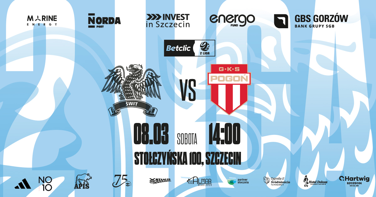 Świt Szczecin vs Pogoń Grodzisk Mazowiecki
