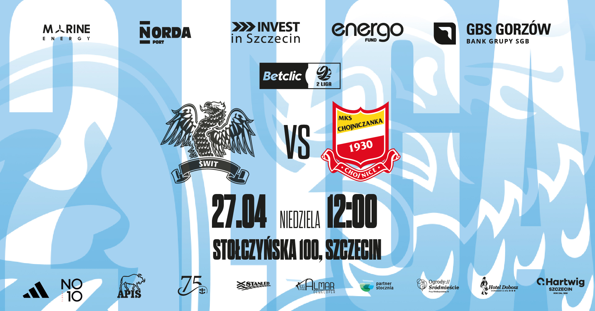 Świt Szczecin vs MKS Chojniczanka Chojnice