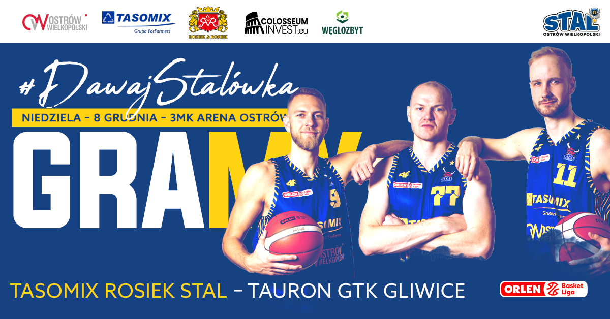 TASOMIX ROSIEK Stal Ostrów Wielkopolski vs TAURON GTK Gliwice