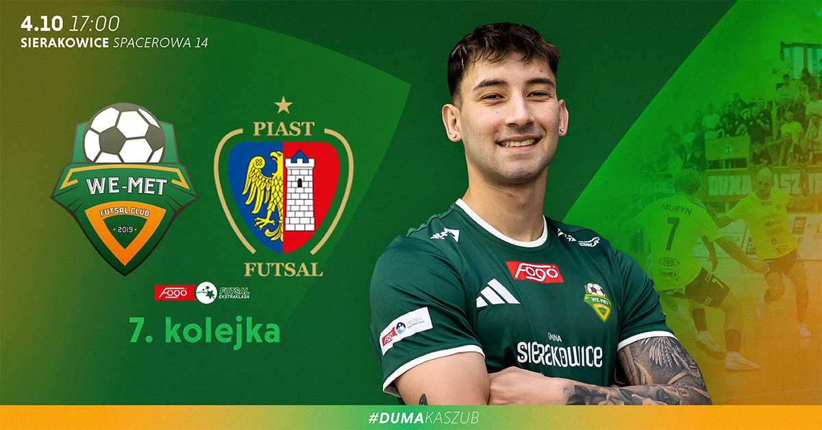 WE-MET Futsal Club Gmina Sierakowice vs Piast Gliwice