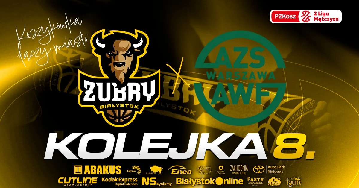 Żubry Abakus Okna Białystok vs AZS AWF Warszawa