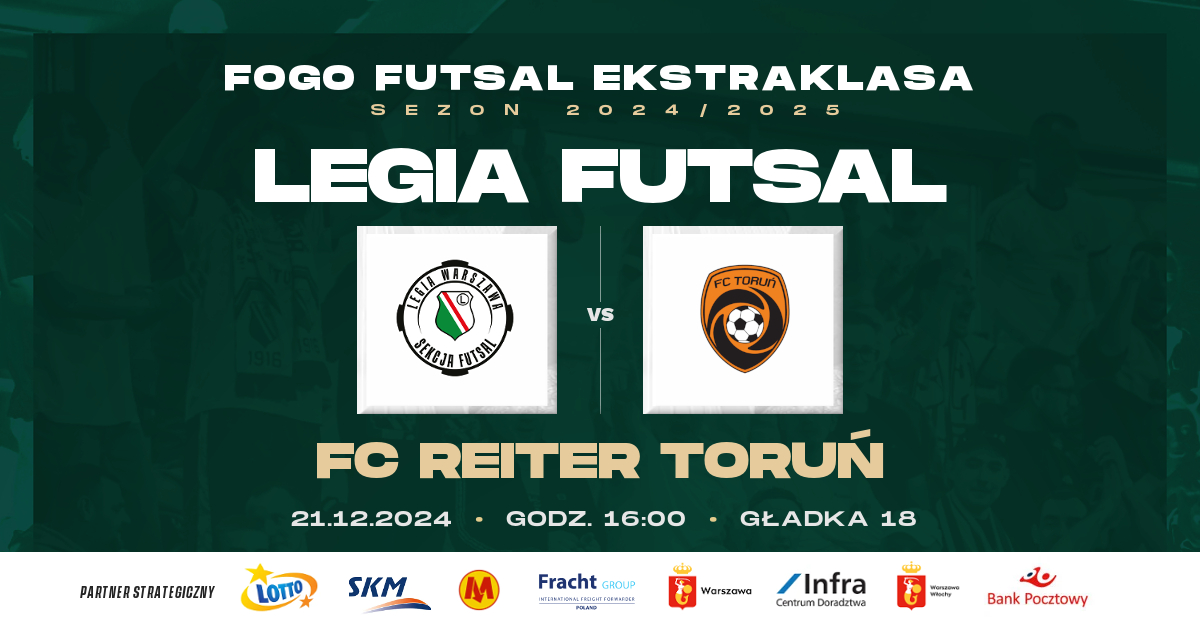 Legia Warszawa Futsal vs FC Reiter Toruń