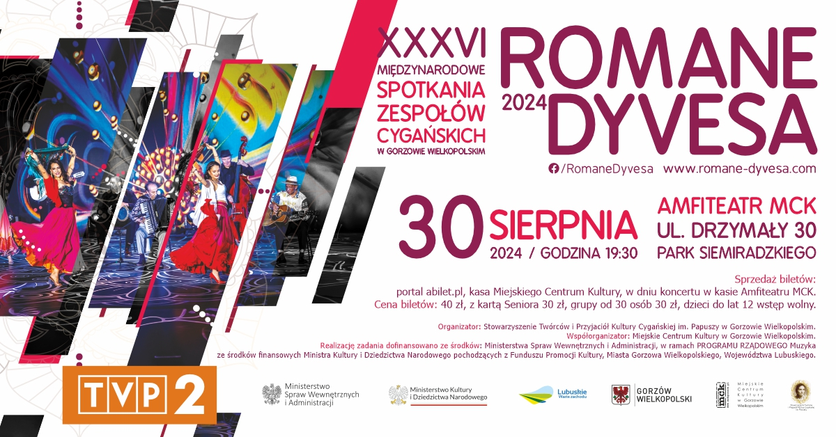 XXXVI Międzynarodowe Spotkania Zespołów Cygańskich ROMANE DYVESA 2024