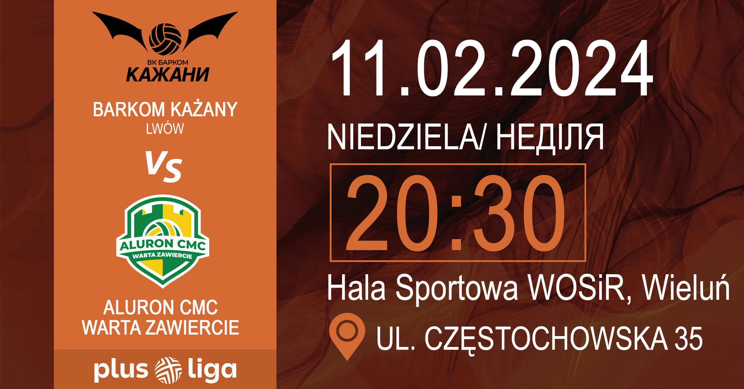 Barkom Każany Lwów vs Aluron CMC Warta Zawiercie