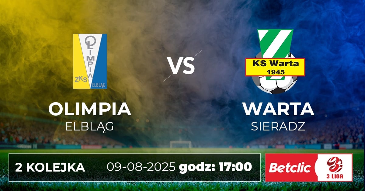 ZKS Olimpia Elbląg vs Warta Sieradz
